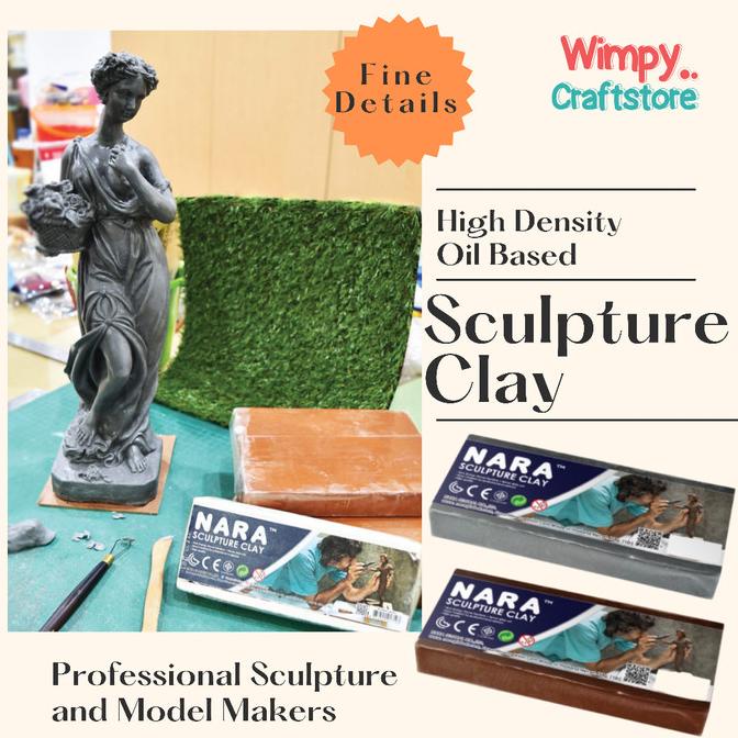 Termurah NARA Sculpture Clay 2LB Wax Clay Plastisin Chavant Clay NSP Plasteline