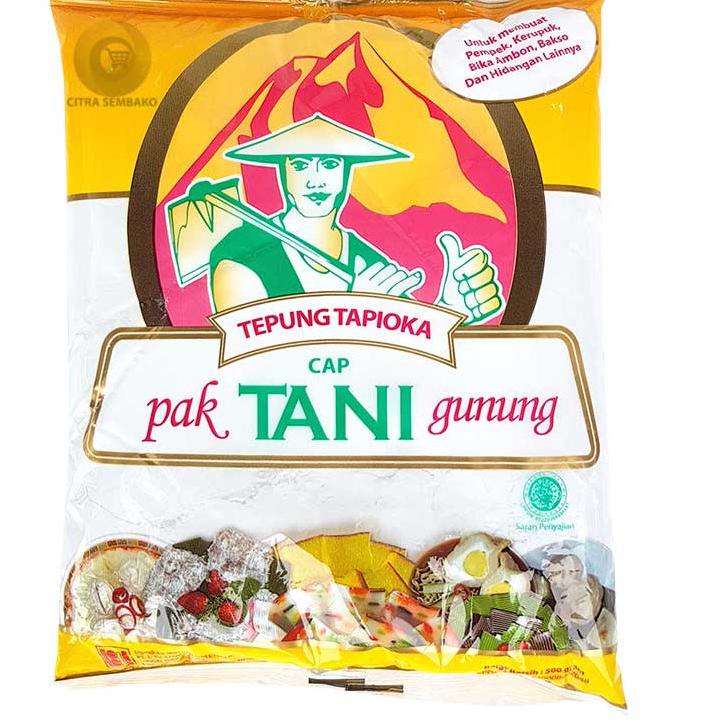 

㊞ tepung sagu kanji merk pak tani gunung 500 gram ⇯