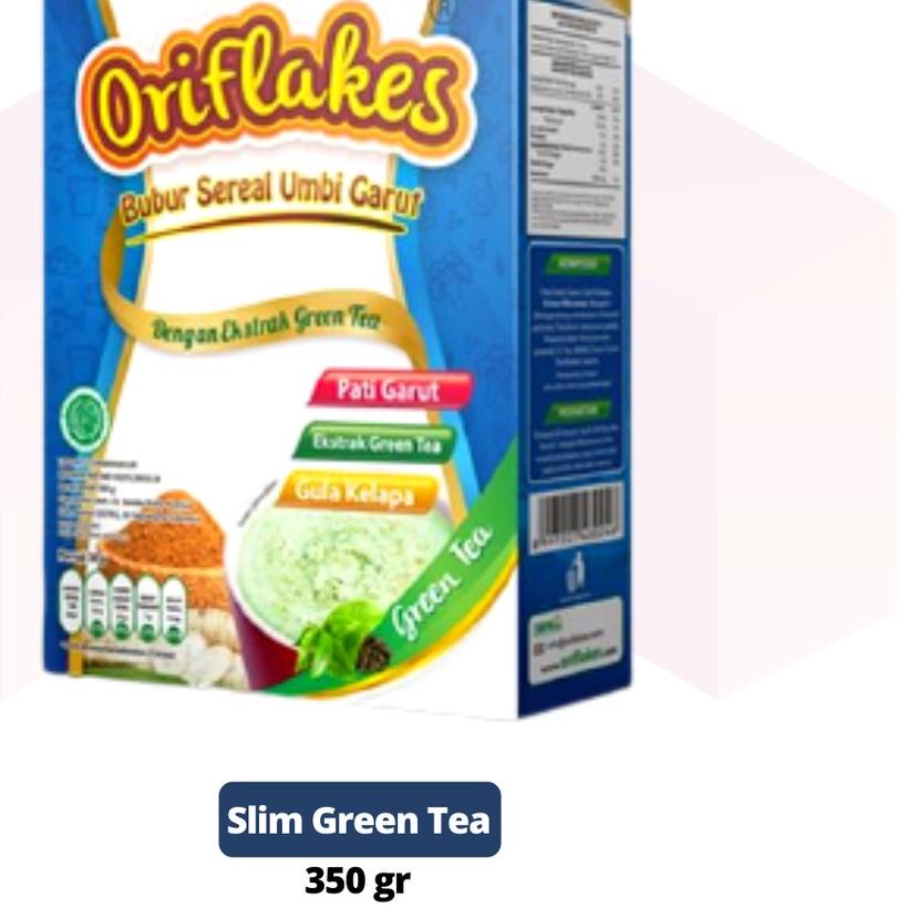 

READY ✅ORIFLAKES SLIM DIET Makanan Sarapan yang Aman Sehat Alami Sereal Pati Umbi Garut 350 gram|KD7