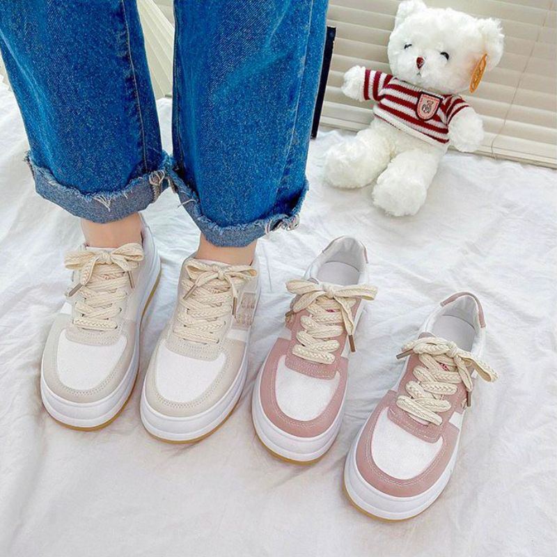 DDS23999 Sepatu Sneakers Wanita Fashion Import LOV Sneakers Kasual Ready Jakarta Bisa COD (With Box)