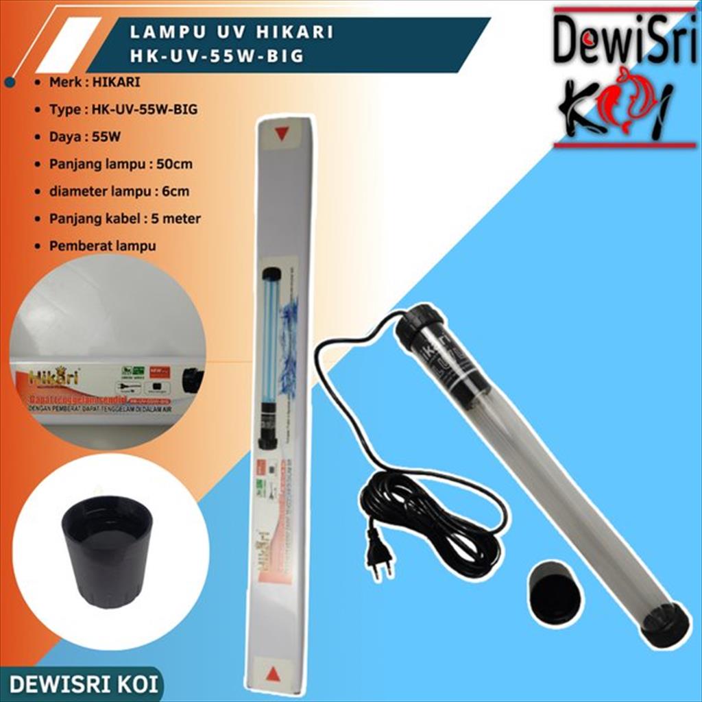 LAMPU Hikari HK-UV-55W-Big / lampu uv hikari 55 watt sudah termasuk pemberat