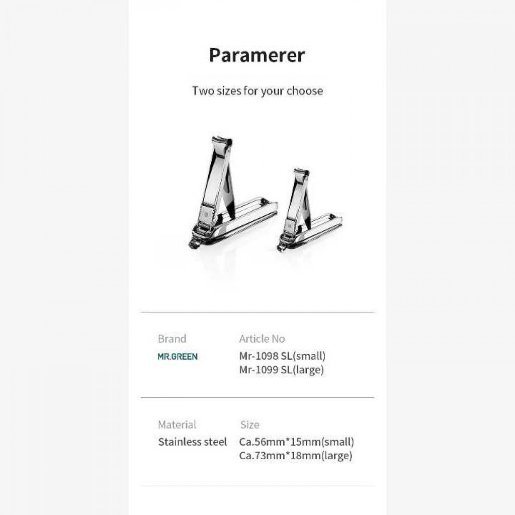 Gunting Kuku Multifungsi Stainless Steel 6 in 1 - Mr-1098