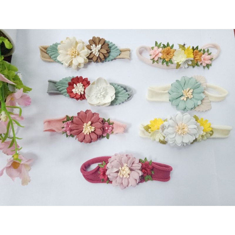 headband bayi nylon usa bandana bayi newborn 0-3 tahun