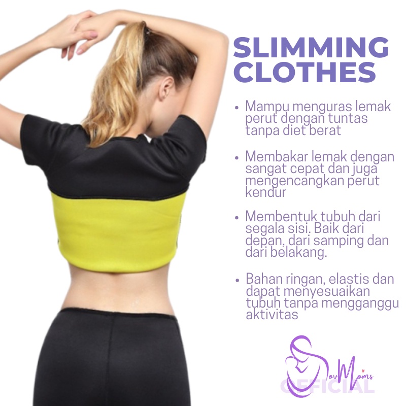 Terbaru Baju Pembakar Lemak Cloth Hot Shapers  Hot Shapers Suit Full Bahan Neotex Termurah