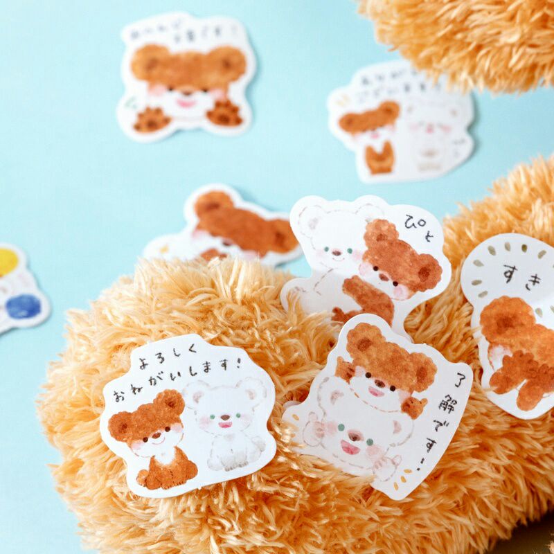 

stiker motif beruang