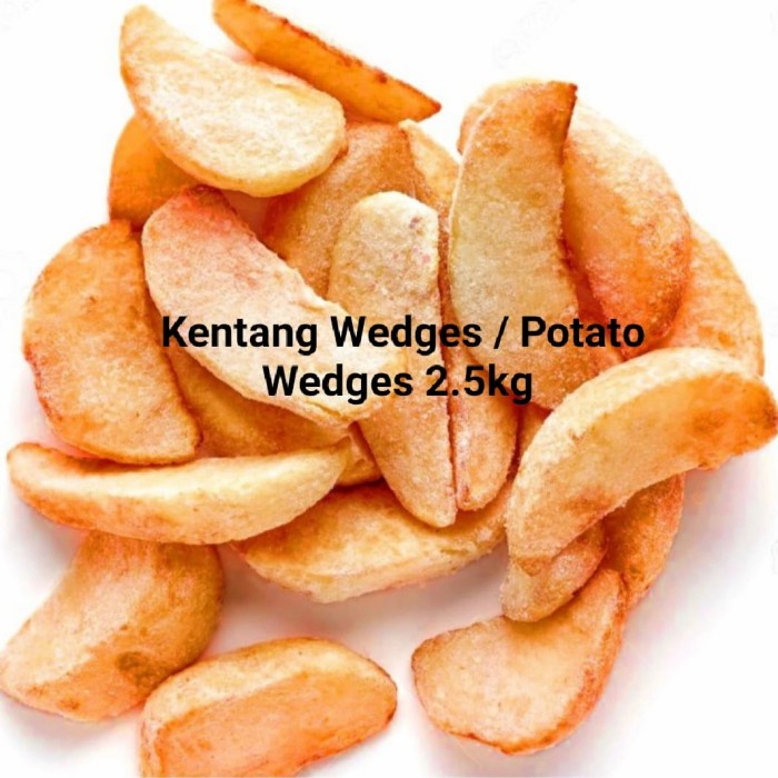 

Kentang Wedges / Potato Wedges 2.5kg