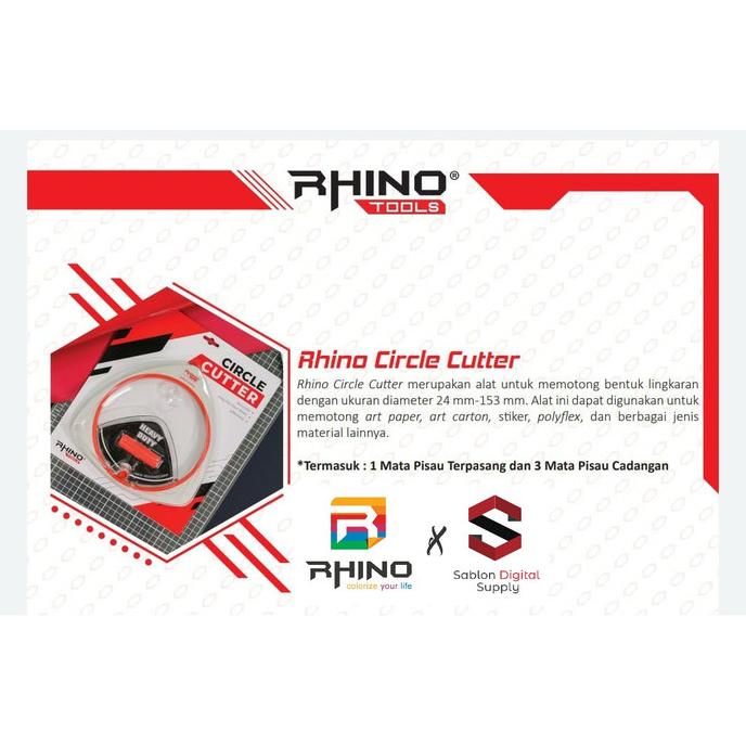 

Pisau potong lingkaran Kertas Circle Cutter 24 mm - 153 mm