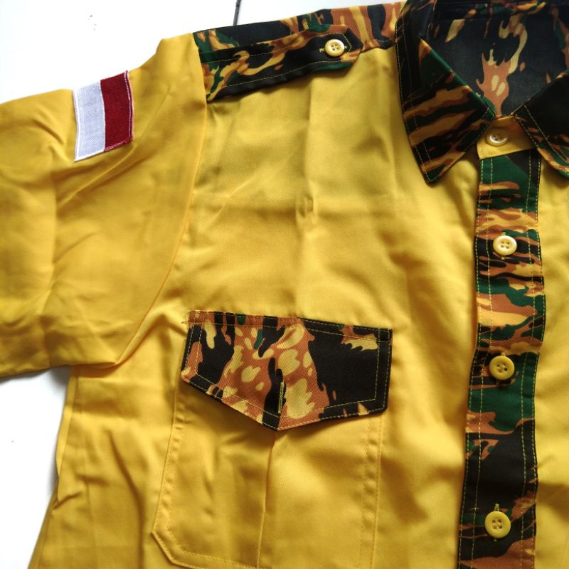 BAJU - KEMEJA AMPG GOLKAR KOMBINASI