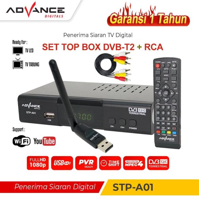 READY STOK ADVANCE Digital Set Top Box TV Penerima Siaran Digital Rece