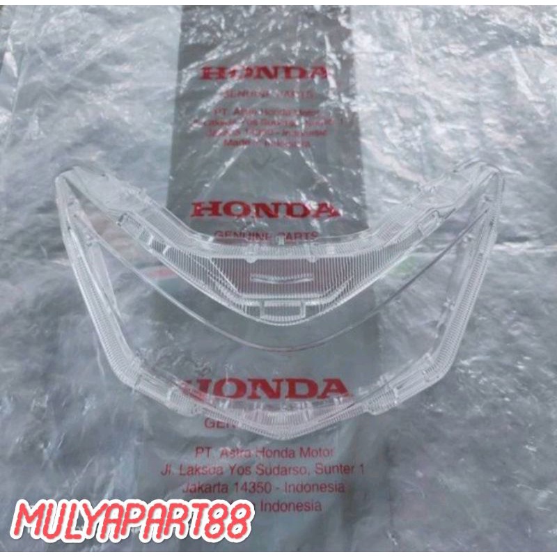 Kaca mika lampu depan HONDA BEAT New led 2020 2021 2022 ORIGINAL AHM