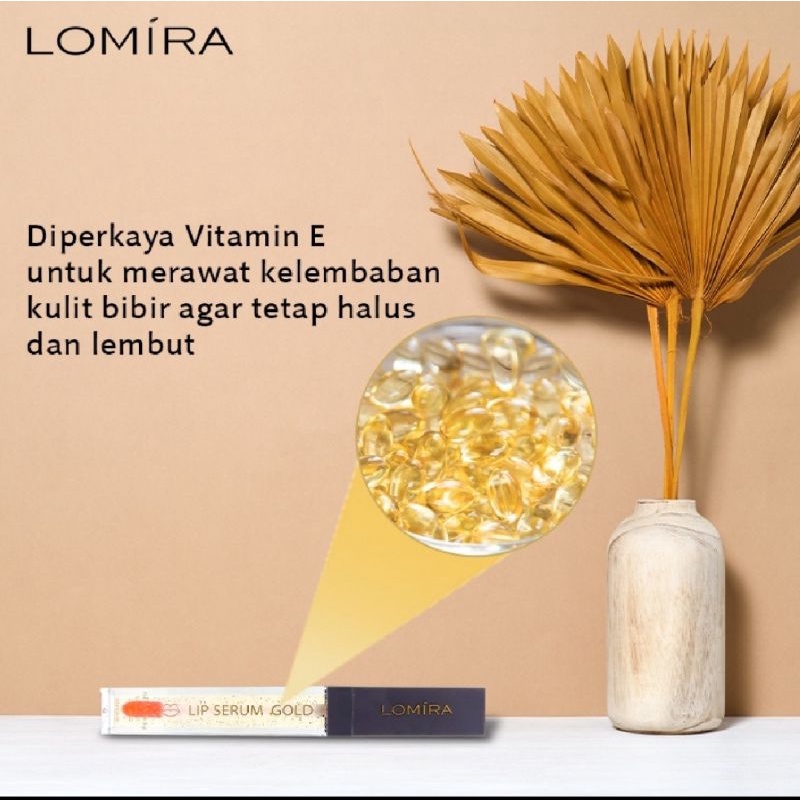 LOMIRA LIP SERUM PINK AND GOLD/lip serum viral