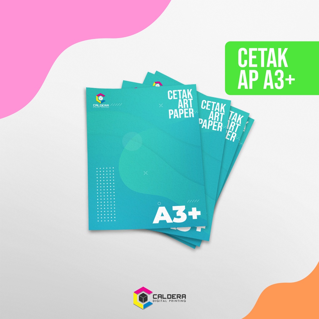 

Print Cetak Art Paper A3+ bisa untuk Poster / Brosur / Pamflet (Flyer) / Menu / Kalender dsb. - CALDERA DIGITAL PRINTING