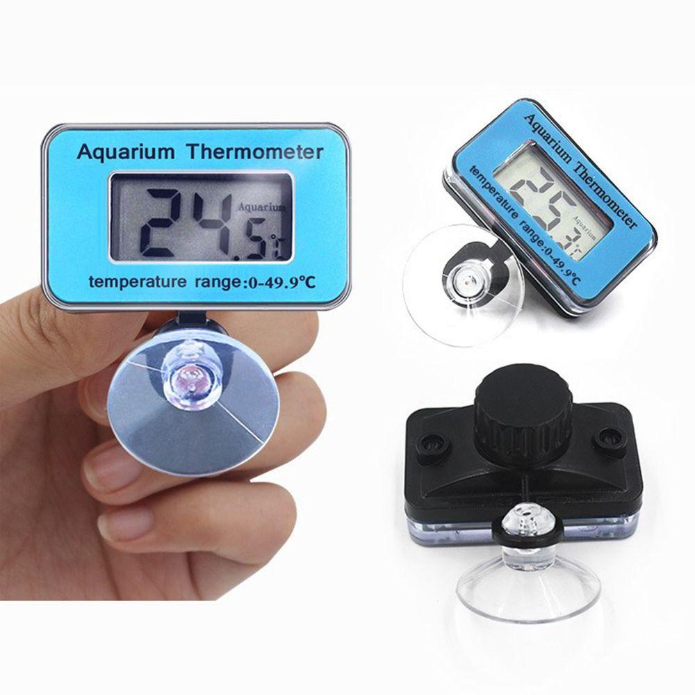 Solighter Termometer Akuarium Ikan Tangki Suhu Air Dengan Suction Cup Waterproof Temperature Gauge