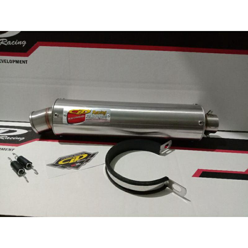 Silincer Silencer Only Knalpot CLD RACING Type Performance 30cm Inlet 38mm
