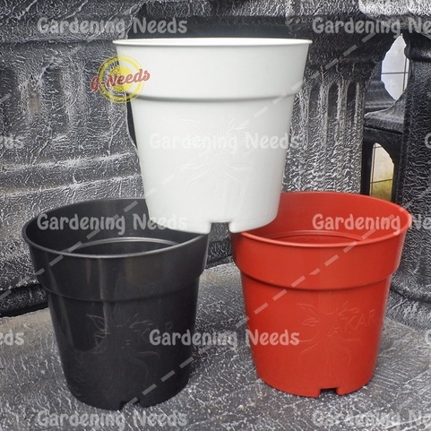 Pot Bunga Tanaman Plastik AKAR 12cm Bahan Tebal (LUSINAN)