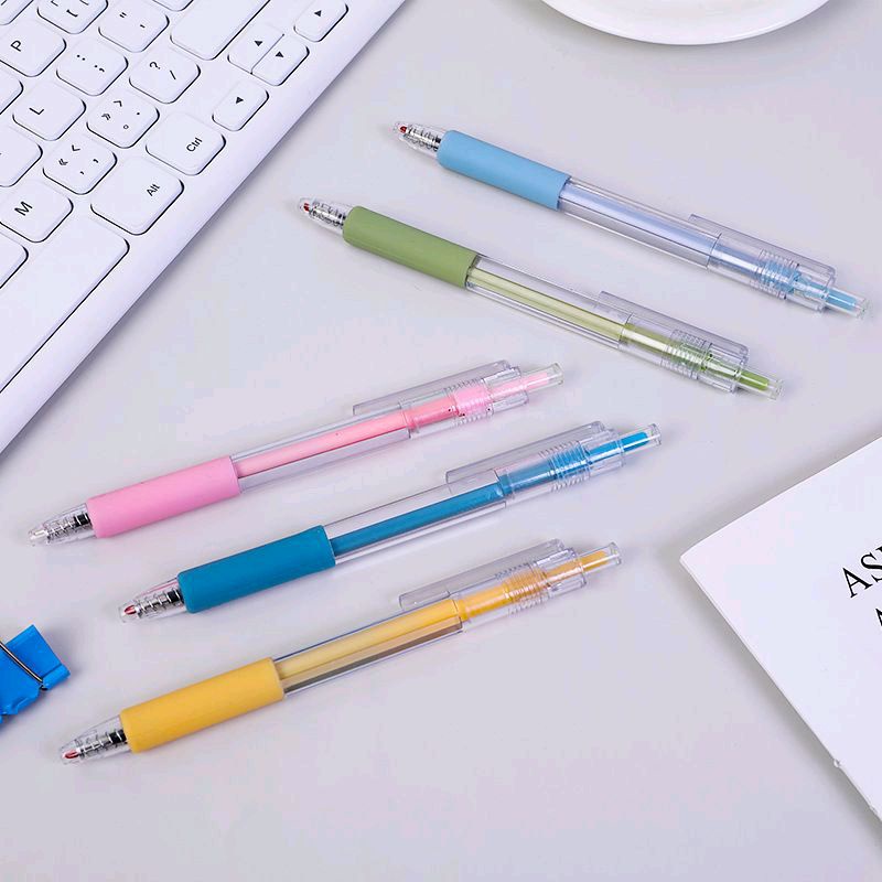 Pulpen Mekanik Gel Pen Juice Pastel Stationery 0.5mm Import - Tinta Hitam
