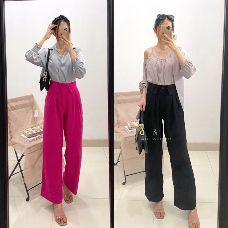 SHURI Pants / Celana Jennie / Long Pants Formal / Korea Kulot P17