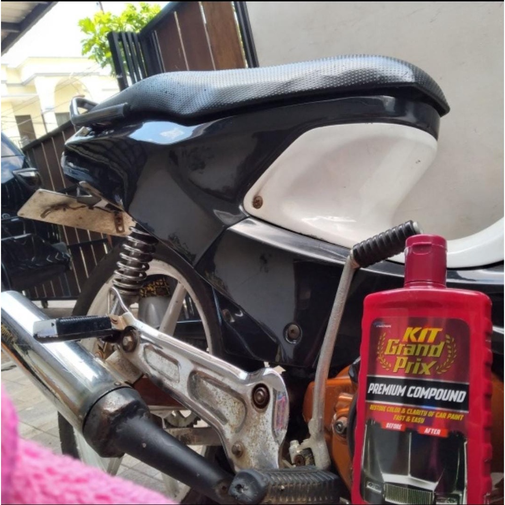 KIT GRAND PRIX PREMIUM COMPOUND 500ML MENGHILANGKAN GORESAN CAT MOBIL