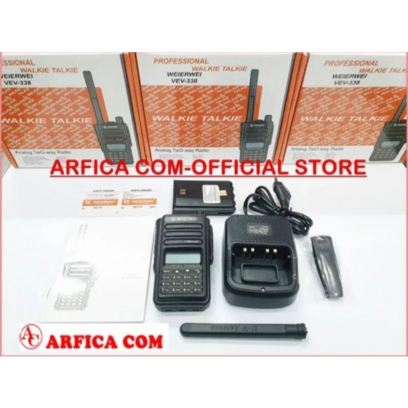 HT WEIRWEI VEV-338 Freq VHF (136-174mhz) garansi resmi