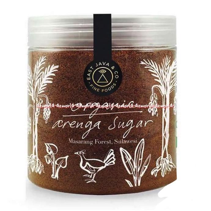 

East Java Organic Arenga Sugar 375gr Gula Aren Bubuk Forest Sulawesi