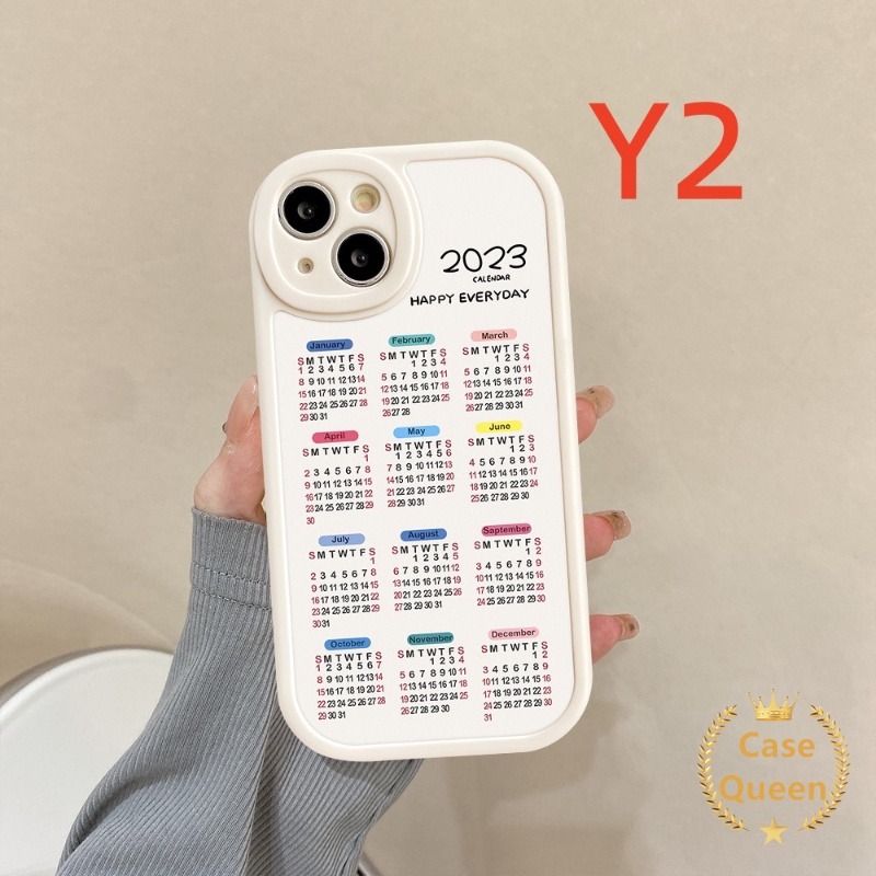 Case Pasangan Untuk Samsung A12 A04s A32 A50 A50s A13 A33 A23 A04 A22 A03s A73 A30s A53 A21s A52s A11 A20s A72 A03 A52 A51 A02s A31 A71 M23 A10s A20 Soft TPU 2023kalender Back Cover