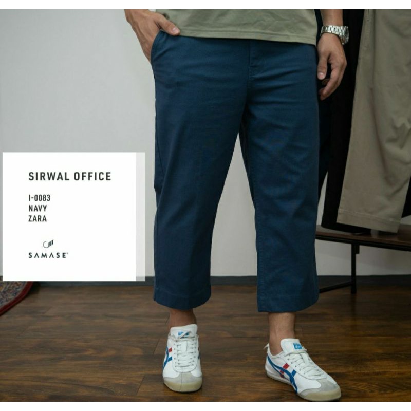 Celana/ Celana kantor/ Celana Casual/ Sirwal Office Samase Navy I008