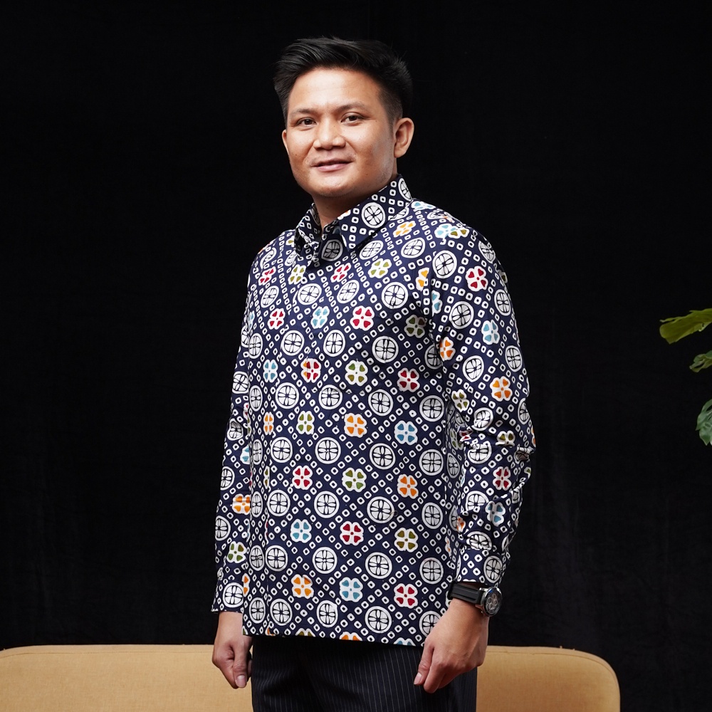 Hemera Long Sleeve L0029 TBH - Kemeja Batik Modern Lengan Panjang