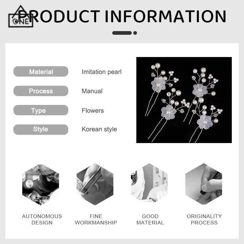 COD❤️Bunga Pengantin Mutiara Jepit Rambut Kecil Aksesoris Pernikahan Aksesoris Kepala Wanita-A.one