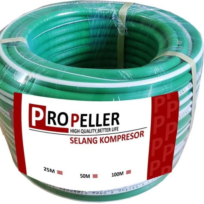 SELANG KOMPRESOR ANGIN/SELANG KOMPRESOR AIR HIJAU 50M NEPLE HOSE MURAH