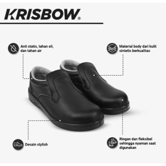 Sepatu Safety / Safety Shoes Krisbow - Trojan 02