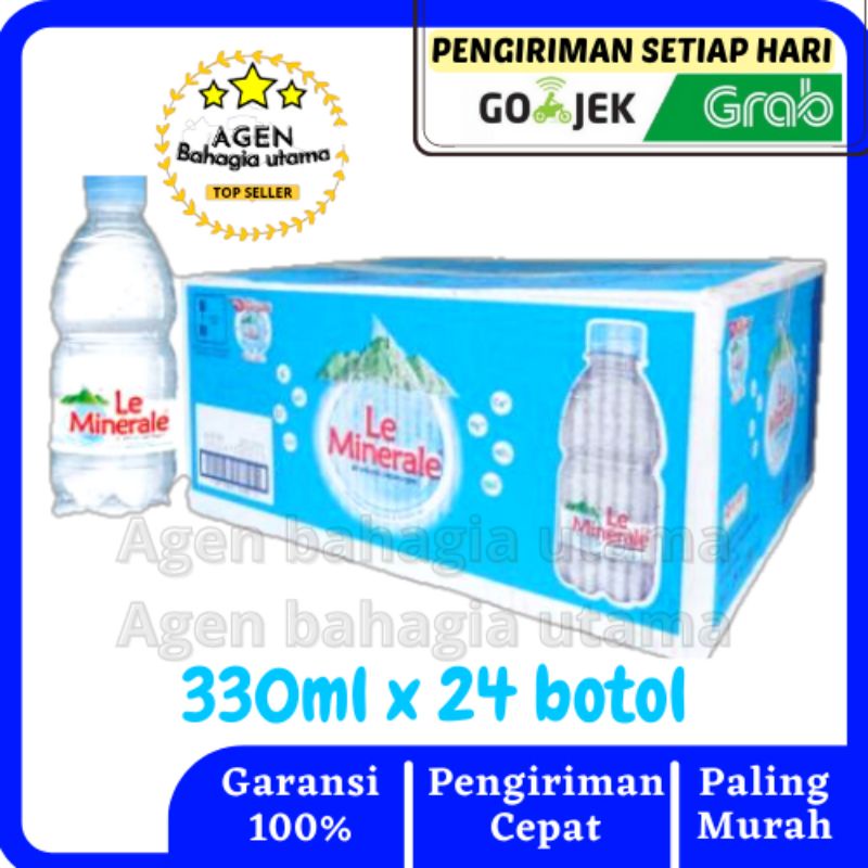 

Air mineral Le minerale mini 330ml - 1 dus isi 24 botol