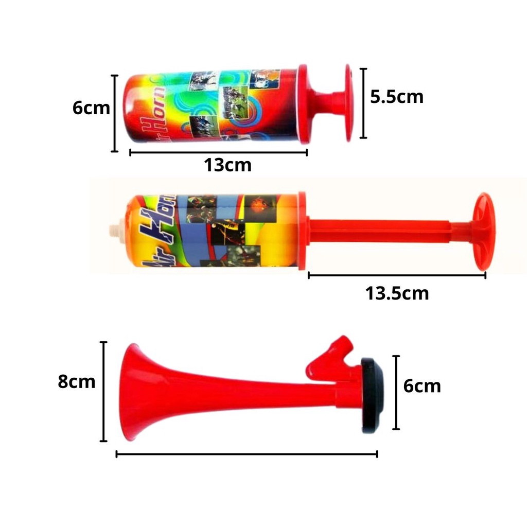 T&amp;Y Air Horn Terompet Angin Pompa Terompet Pompa Angin Terompet Dorong Terompet Tahun Baru Pompa Natal Tahun Baru Bola Konser Suporter