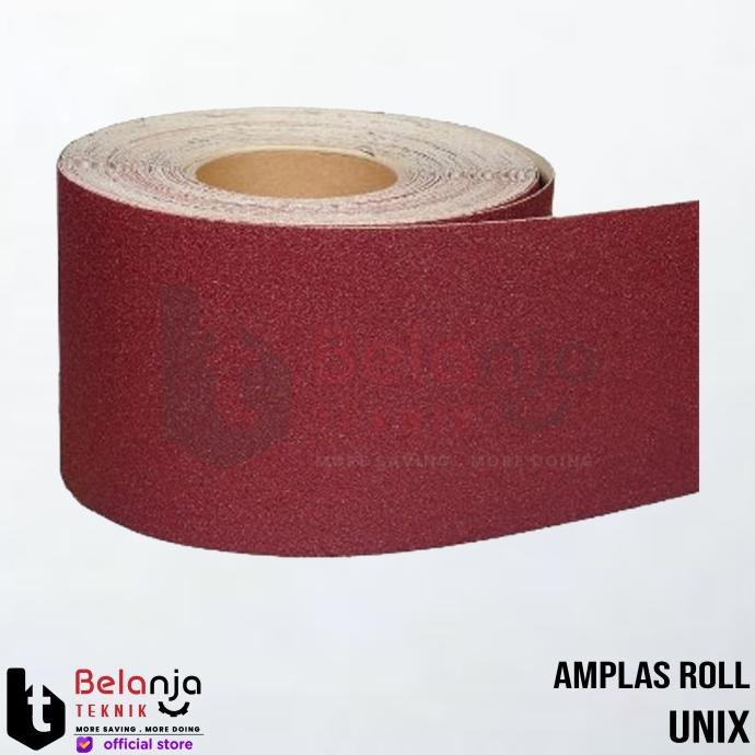 UNIX Amplas Roll Kain Meteran Kayu Besi Grit 180 Amplas Bangunan Kasar belanjate77