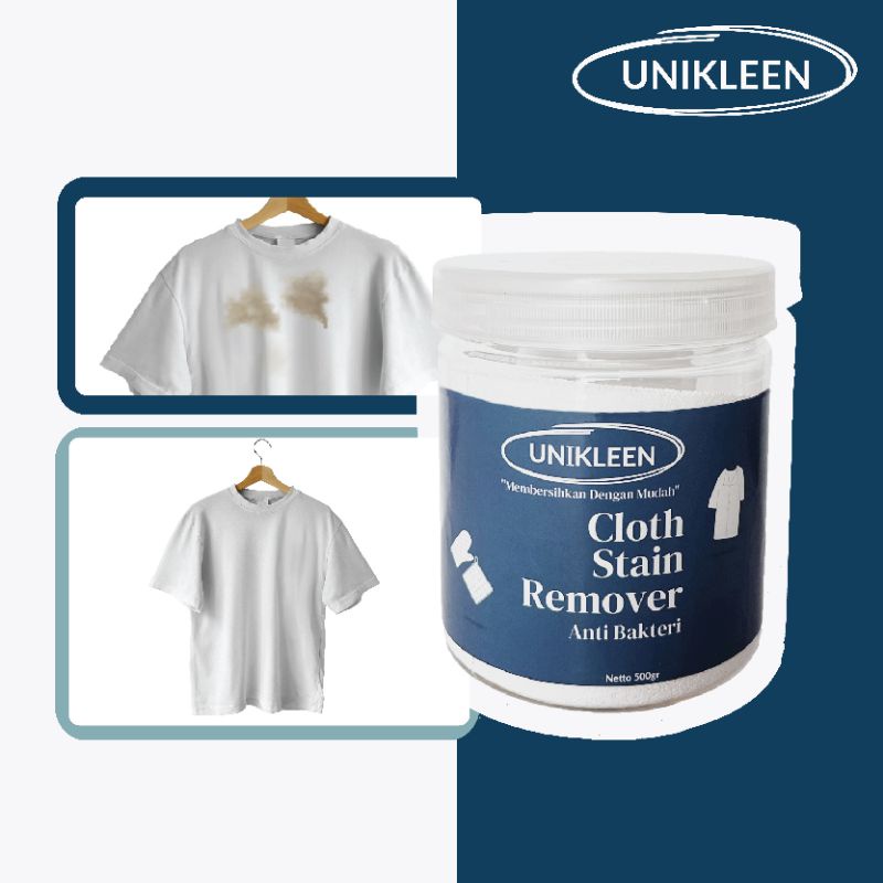 UNIKLEEN / pembersih serbaguna / penghilang noda / jamur pakaian / noda membandel / jamur baju / noda baju / detergent