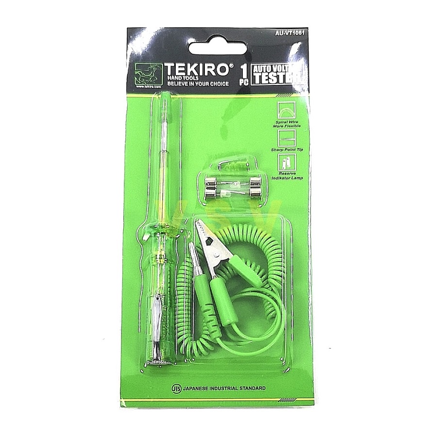 Tespen Tes Pen Dc Tekiro Pengukur Arus Listrik Aki Motor Mobil Auto Voltage Tester