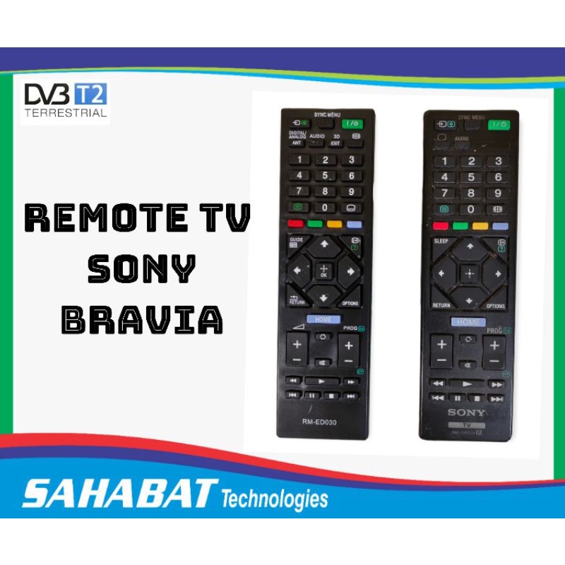 Jual Remote Tv Sony Led Lcd Bravia Shopee Indonesia