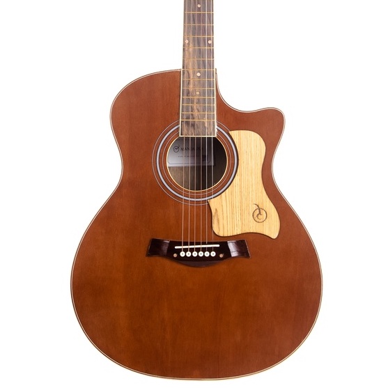 GITAR SEMI AKUSTIK MANDALIKA DTS-05 BROWN TAYLOR OPEN PORE