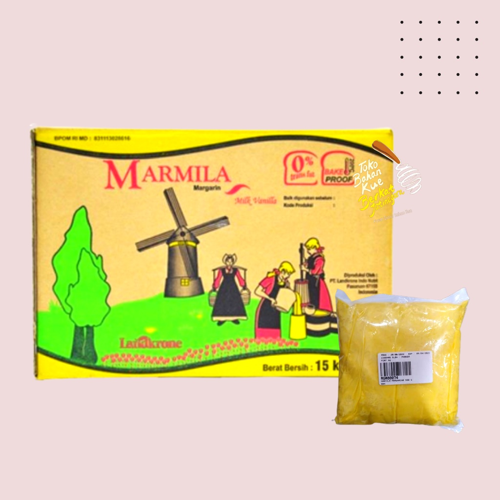 

MARMILA MARGARINE SUSU 500GR / VANILLA MENTEGA SUSU MILK MARGARINE 500GR