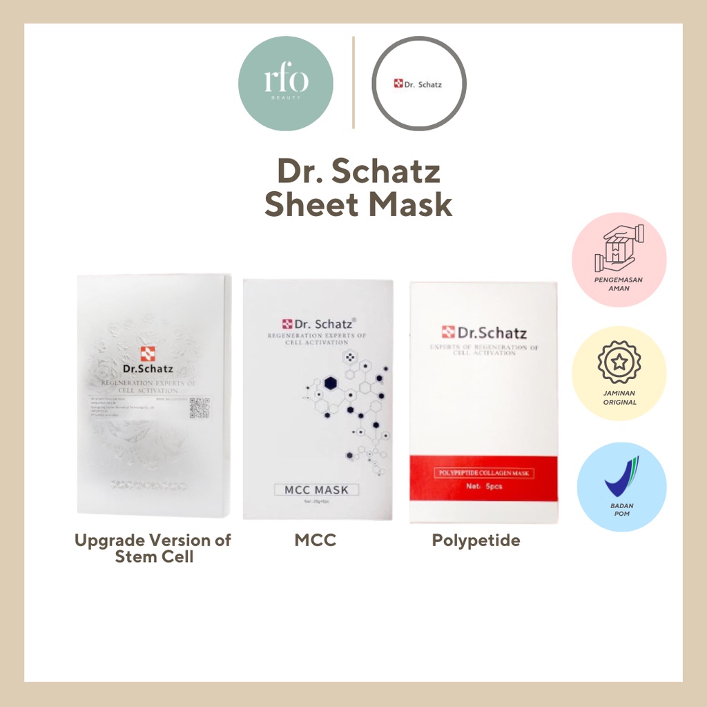 Dr Schatz (Phyto Stem Cell Mask, Polypeptide, MCC Mask )