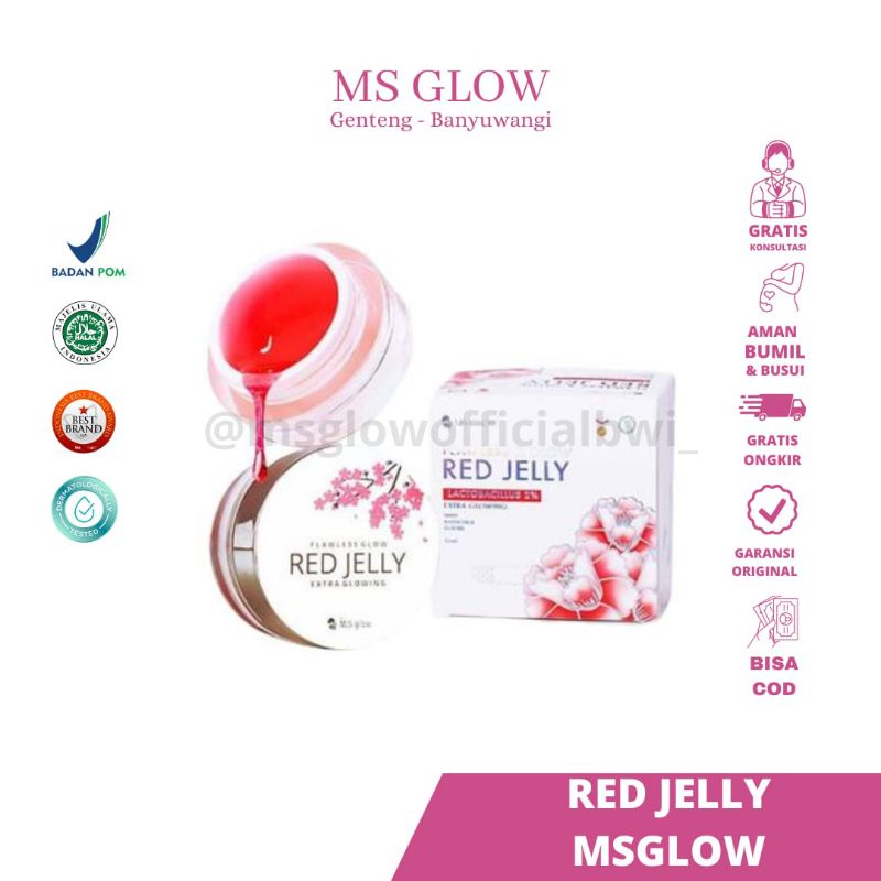 RED JELLY MS GLOW / MS GLOW RED JELLY ORIGINAL