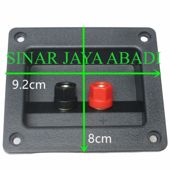 TERMINAL BOX SPEAKER BMB PLASTIK ABS TERMINAL SPEAKER BINDING POST