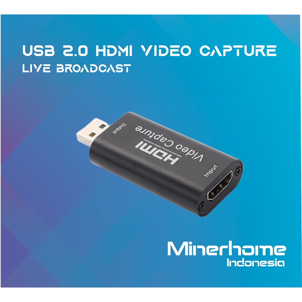 Video Capture HDMI USB 2.0 Full HD 1080p Recording Gaming