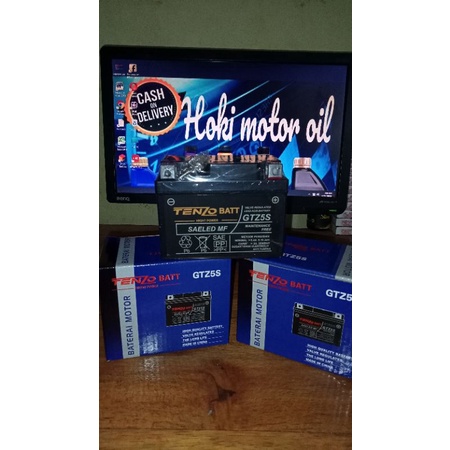 Aki Full Kering ( Aki Tenzo Batt ) GTZ5S motor bebek # matic