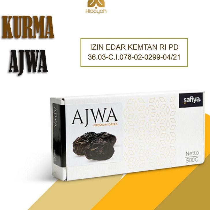 

NEW Kurma Ajwa 500 Gram Super Premium | Kurma Nabi Asli Madinah ♪ 883