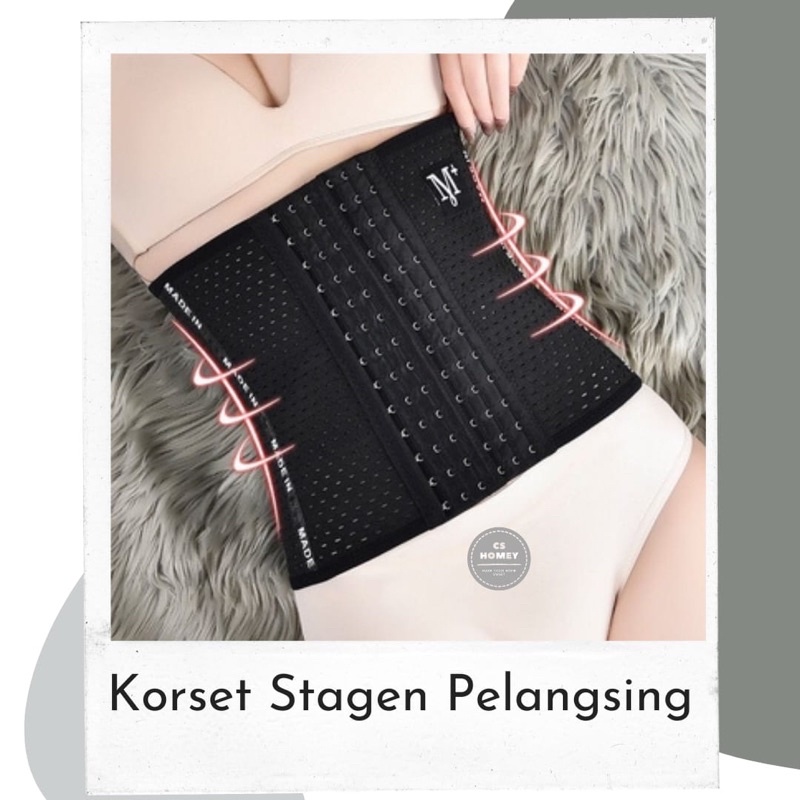 KORSET PENGECIL PERUT STAGEN PELANGSING PERUT BUNCIT