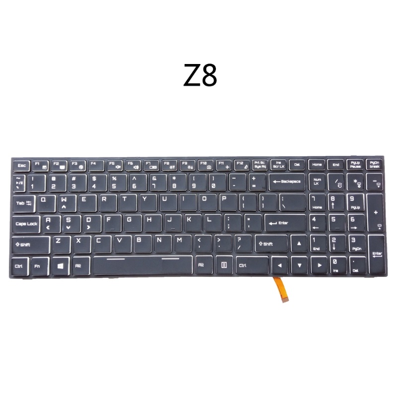 Zzz Untuk Hasee Z8 Z7-SP7D1 SP7S1 PRO SP5D1 G7 Laptop Keyboard As Dengan Backlit RGB