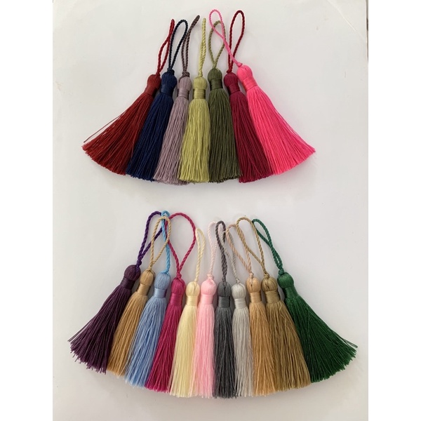 Jual TASSEL SILK NILON 7 CM / TASSEL RUMBAI/ TASSEL MURAH ( 1 PCS ...