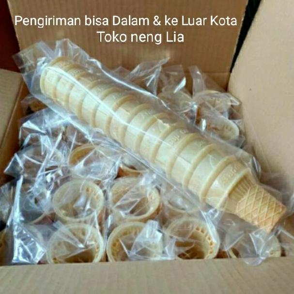 Cup Cone Es Krim/Wafer Cup Cone Ice Cream Aladdin (300 pcs/karton dus)