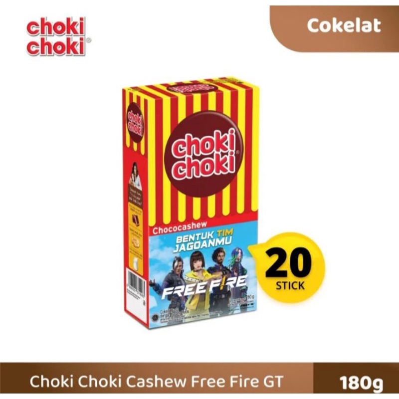 

choki choki coklat pasta 1 box isi 20 pcs