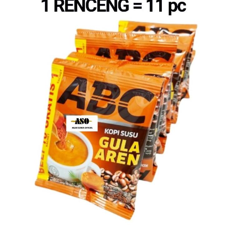 

[PRODUK DLMNE] KOPI ABC GULA AREN 27gr ( ISI 11 sachet) (RENCENG) 7GT